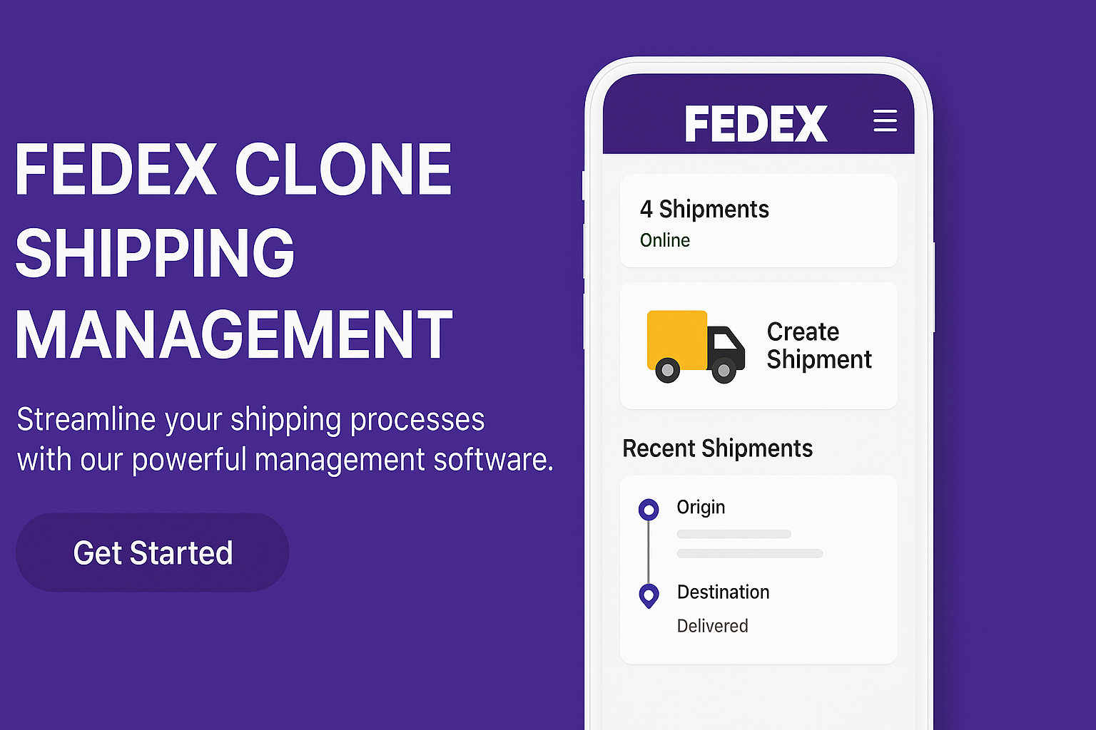 FedEx Clone Shipping Management