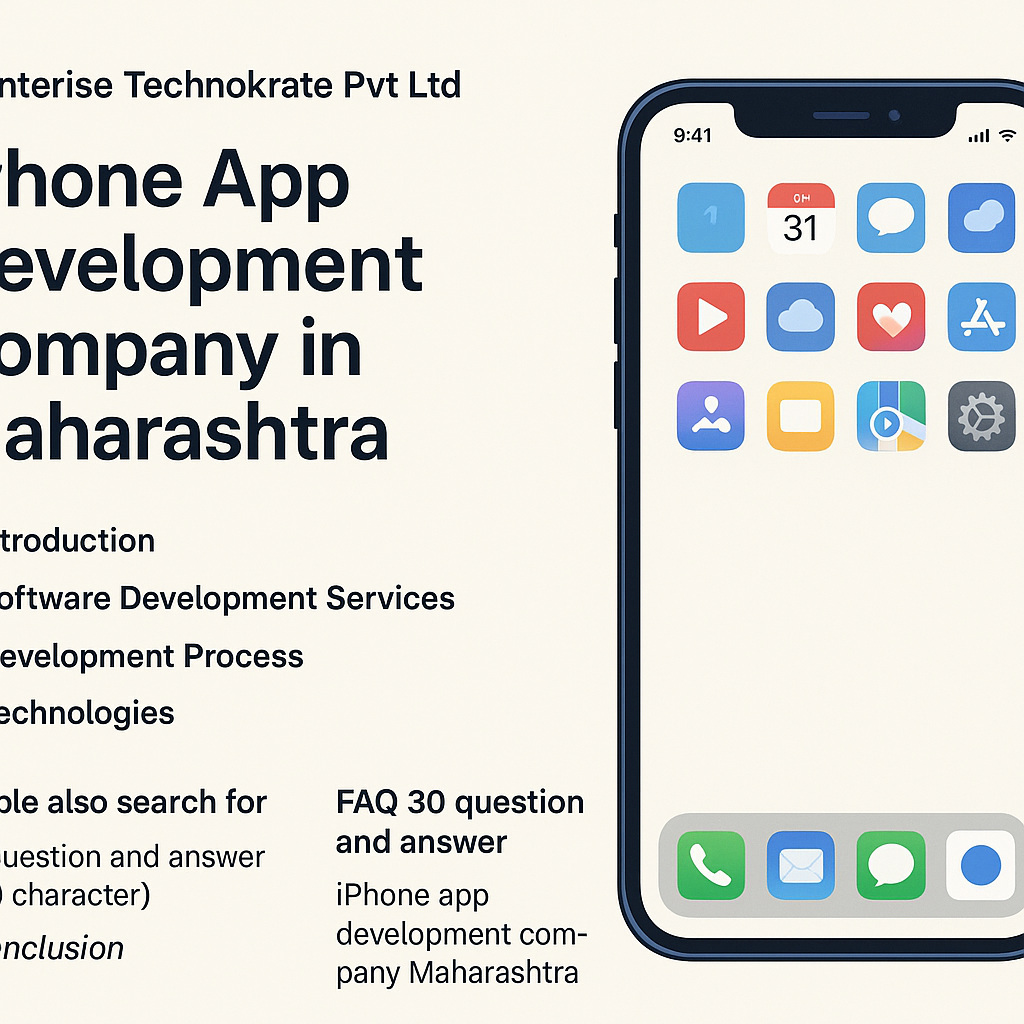 iPhone App Development Company in Maharashtra