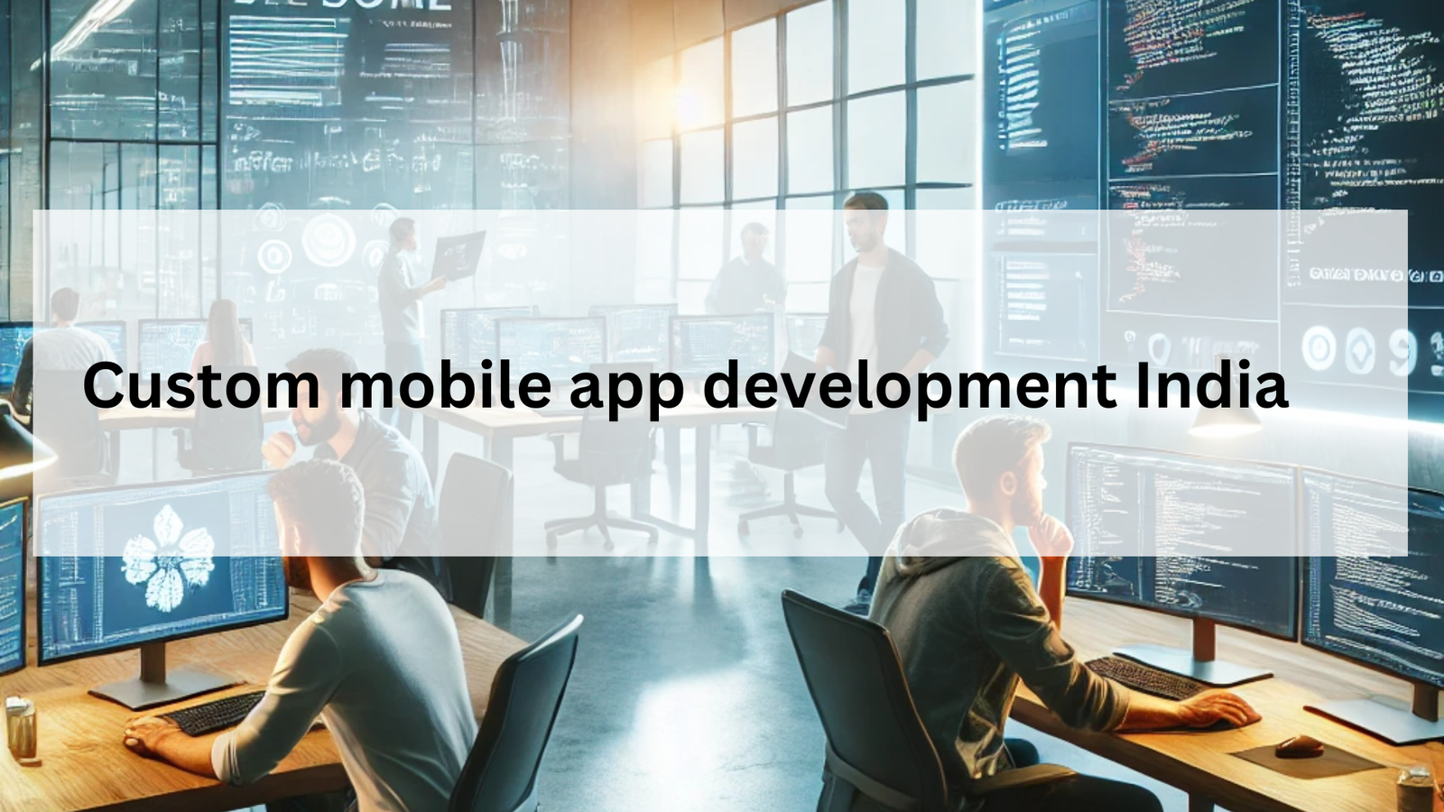 Custom mobile app development India