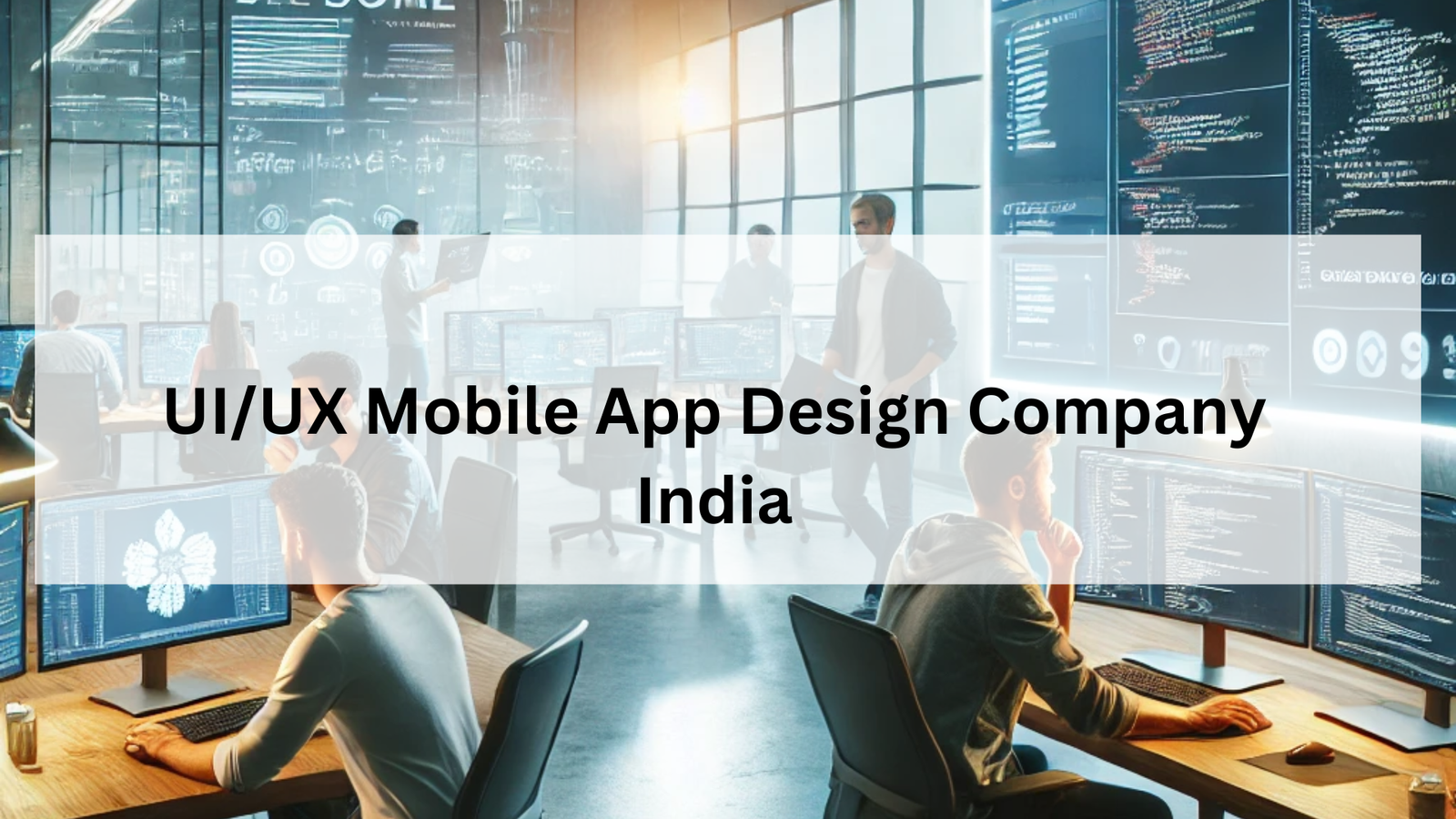 UI/UX Mobile App Design Company India